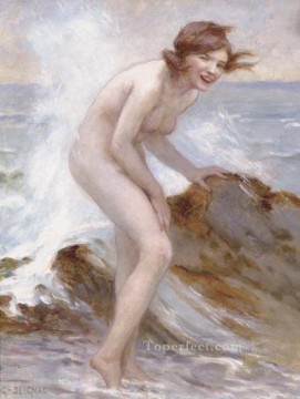 浴女ギョーム・セニャックの古典的なヌード Oil Paintings